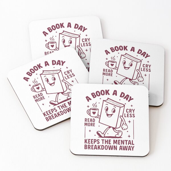 Item preview, A book a day read more cry less keeps the mental breakdown away designed and sold by BrownHorse90s.