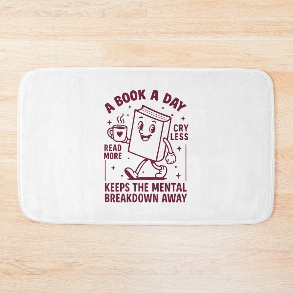 Item preview, A book a day read more cry less keeps the mental breakdown away designed and sold by BrownHorse90s.