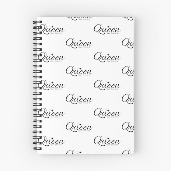 Item preview, elegant "Qeen" script design designed and sold by ShailyArtStudio.