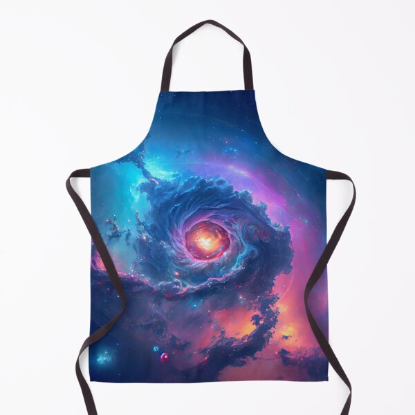 Item preview, Cosmic Galaxy Vortex, Nebula Swirl Space Storm, Deep Blue Violet Celestial Core, Sci Fi Universe Wall Decor designed and sold by CharmedVille.