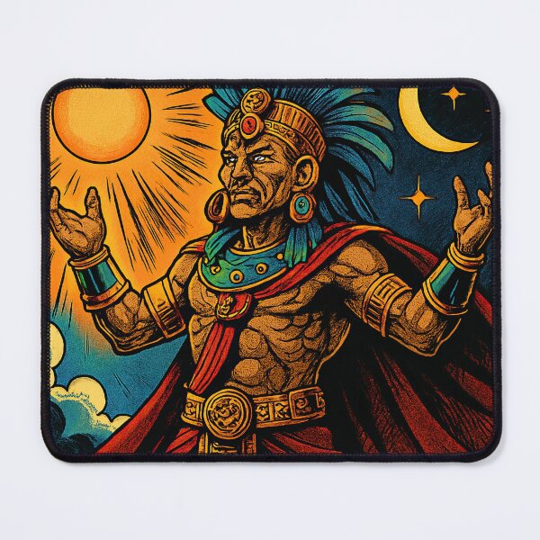 Item preview, Itzamna, Mayan God of the Sky, Ruler of Day and Night | Comics stylCartoone - designed and sold by ComicsFactory.