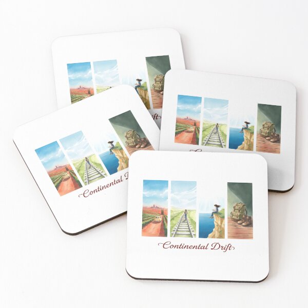 Item preview, Continental Drift - Retro European Backpacking designed and sold by MANA-Goods.