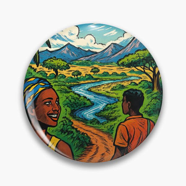 Item preview, Ivory Coast landscape | Comics stylCartoone -  designed and sold by ComicsFactory.