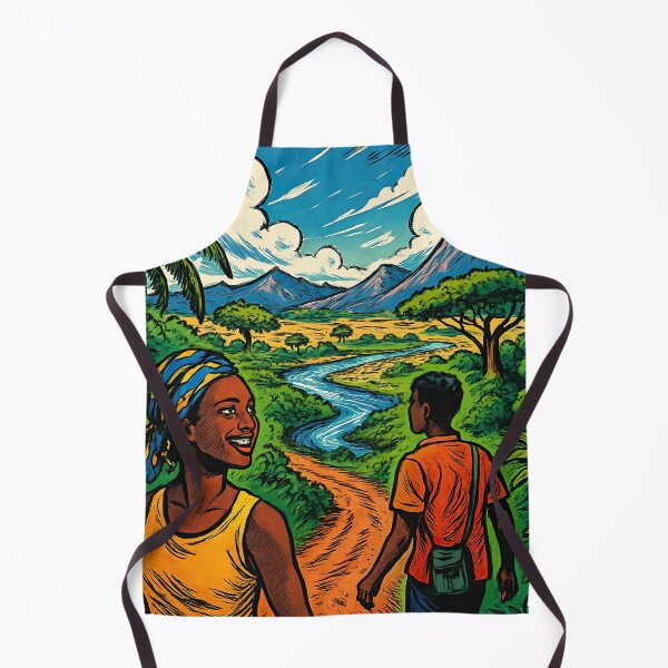 Item preview, Ivory Coast landscape | Comics stylCartoone - designed and sold by ComicsFactory.