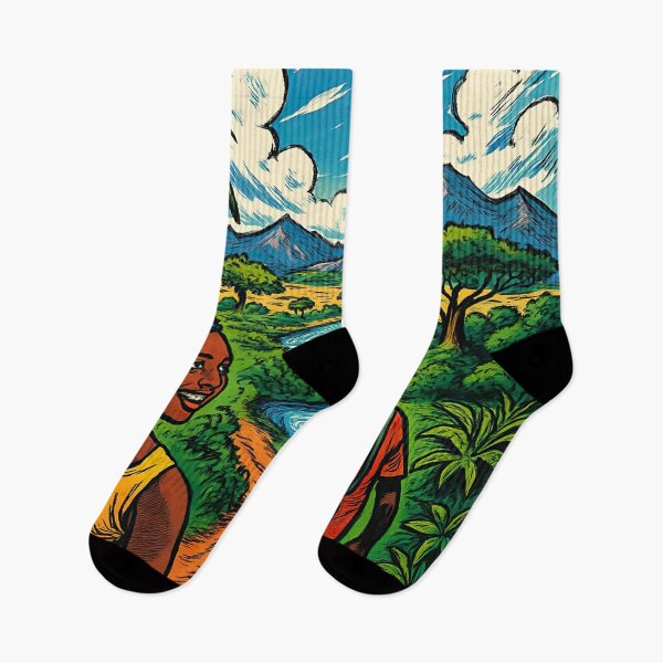 Item preview, Ivory Coast landscape | Comics stylCartoone -  designed and sold by ComicsFactory.