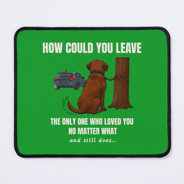 Item preview, Abandoned But Still Waiting — A Dog’s Last Look designed and sold by Pawethic Prints Studio.