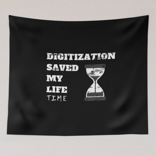 Item preview,  Digitization saved my life time distressed Tshirt Gift designed and sold by ShadySchatten.
