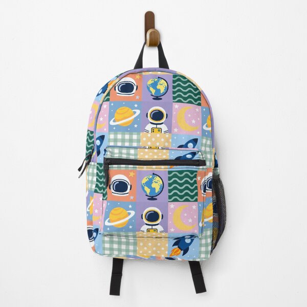 Item preview, Space Seamless Pattern Astronaut Rocket Nursery Patchwork pastel Outer Space designed and sold by FRH Design ⭐⭐⭐⭐⭐.