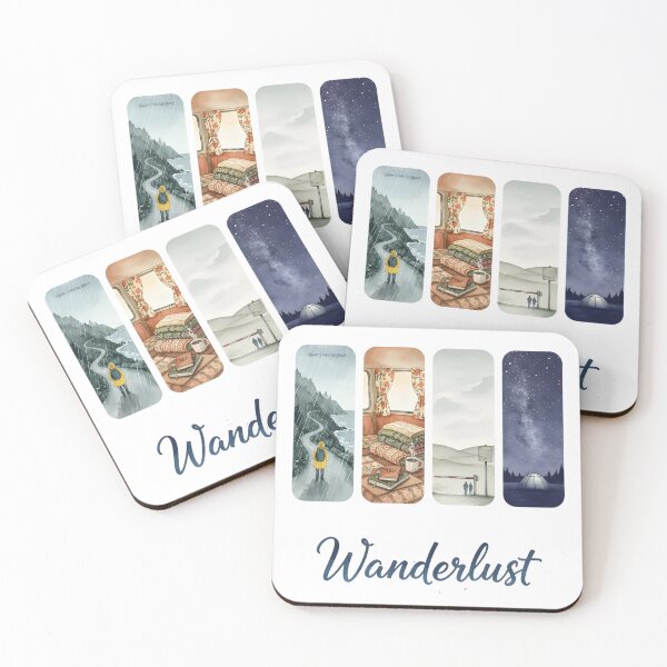 Item preview, Wanderlust - Adventure Art designed and sold by MANA-Goods.