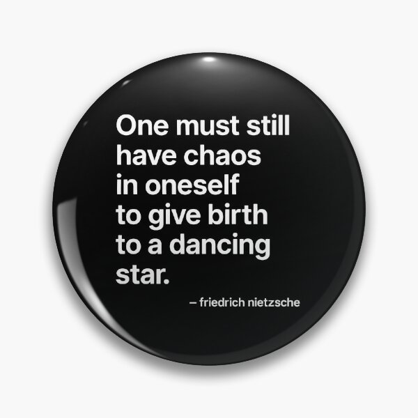 Item preview, A Dancing Star – Nietzsche Modern Philosophy (White Font) designed and sold by TshirtsLabs.
