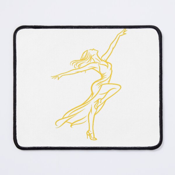 Item preview, Tango for the Soul – Minimal Golden Line Dance Art designed and sold by ggstcraft.