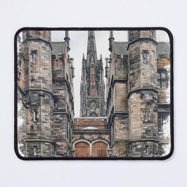 Item preview, Edinburgh University, Scotland Watercolour Painting designed and sold by davidelder.
