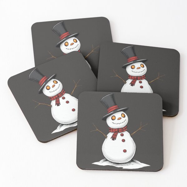 Item preview, Spooky Snowman with a Hat | Winter Decor designed and sold by UnhingedBird.