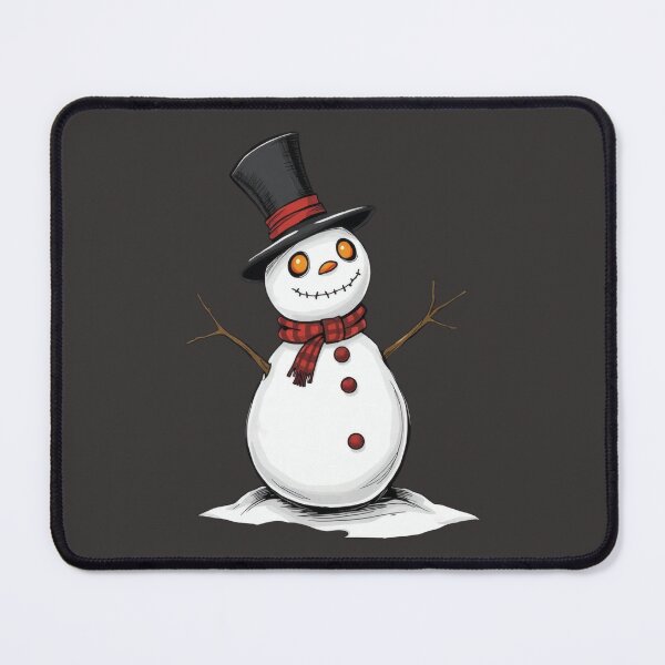 Item preview, Spooky Snowman with a Hat | Winter Decor designed and sold by UnhingedBird.