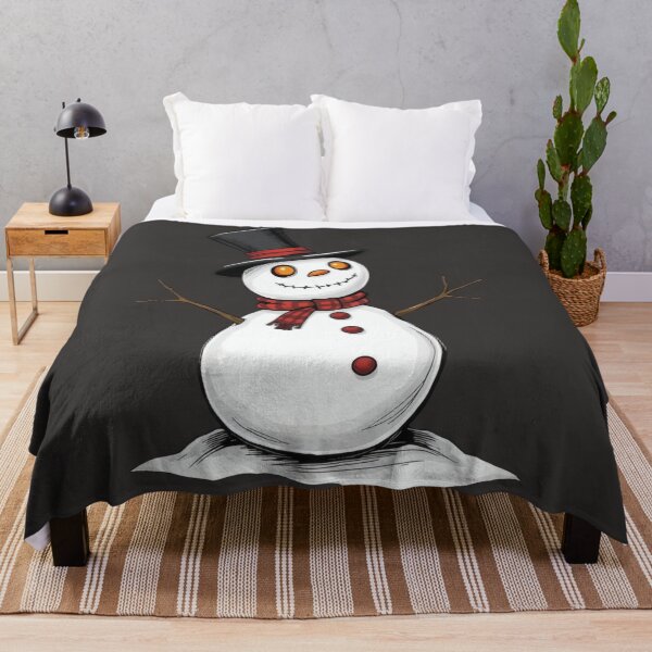Item preview, Spooky Snowman with a Hat | Winter Decor designed and sold by UnhingedBird.