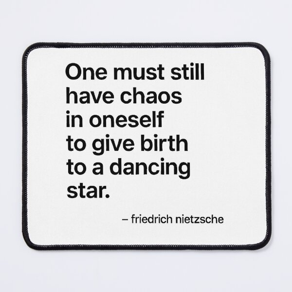 Item preview, A Dancing Star – Nietzsche Modern Philosophy (Black Font) designed and sold by TshirtsLabs.