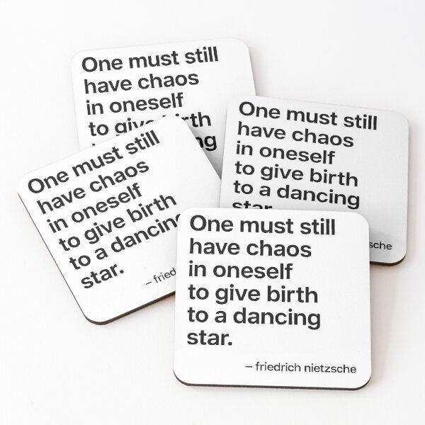 Item preview, A Dancing Star – Nietzsche Modern Philosophy (Black Font) designed and sold by TshirtsLabs.