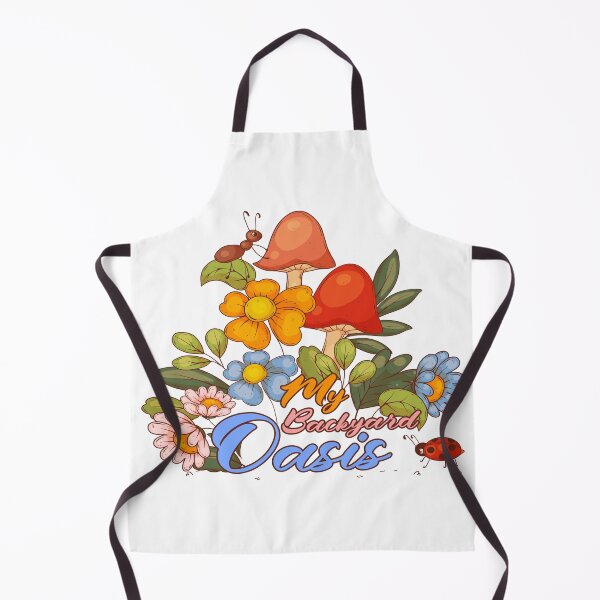 Item preview, My Backyard Oasis Whimsical Garden Flowers designed and sold by SP Motif.