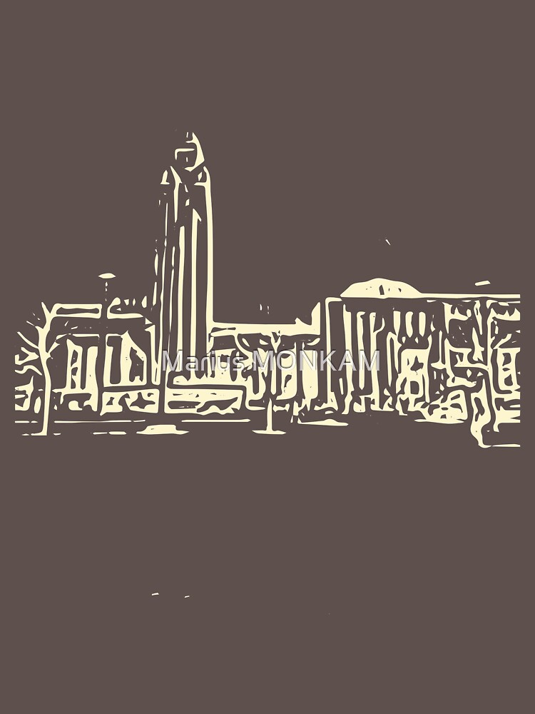helsinki railway station building pattern beige by CloudMonde