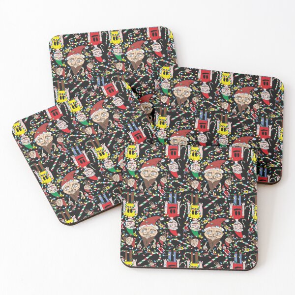Item preview, Quirky Christmas Lights Pattern – Festive Holiday Doodle Art designed and sold by MerchYouSearch.