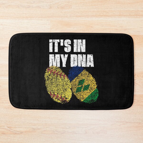 Item preview, IT'S IN MY DNA Softball - Saint Vincent and the Grenadines Flag Fingerprint  designed and sold by CosmoKitsch.