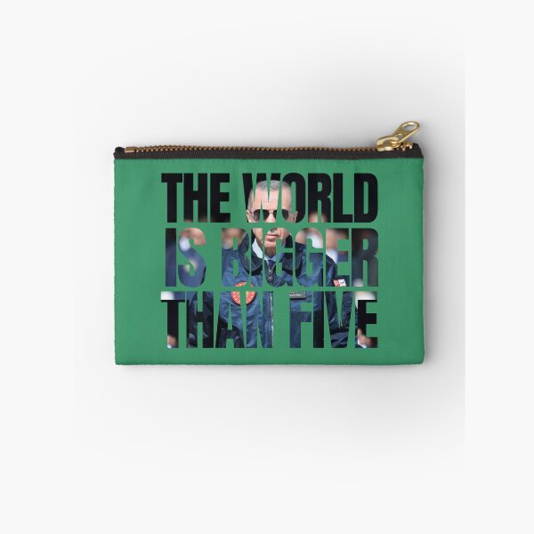 Item preview, The World Is Bigger Than Five Typography Design designed and sold by tarzbol.