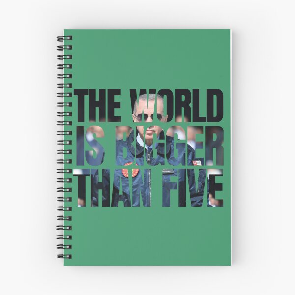 Item preview, The World Is Bigger Than Five Typography Design designed and sold by tarzbol.