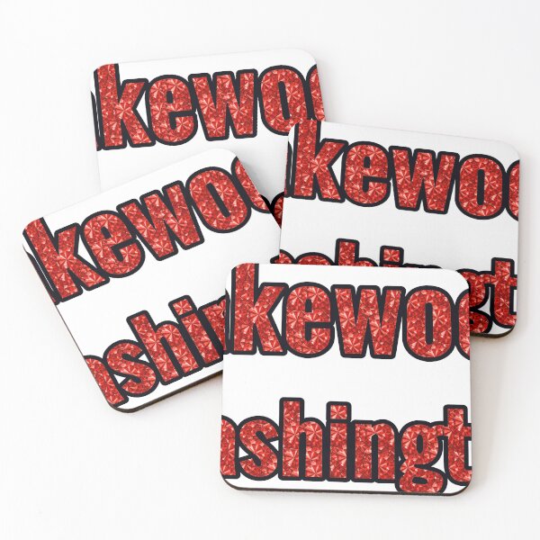 Item preview, Lakewood Washington City Name With Red Rhinestone designed and sold by TheIconSmith.