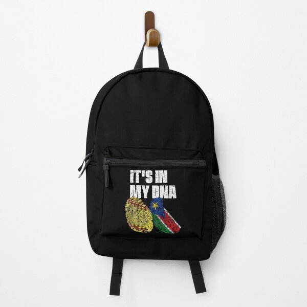 Item preview, IT'S IN MY DNA Softball - South Sudan Flag Fingerprint  designed and sold by CosmoKitsch.