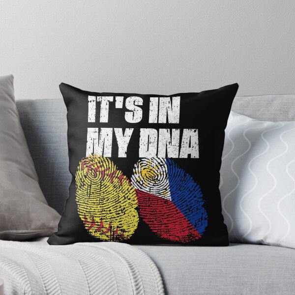 Item preview, IT'S IN MY DNA Softball - Philippines Flag Fingerprint  designed and sold by CosmoKitsch.