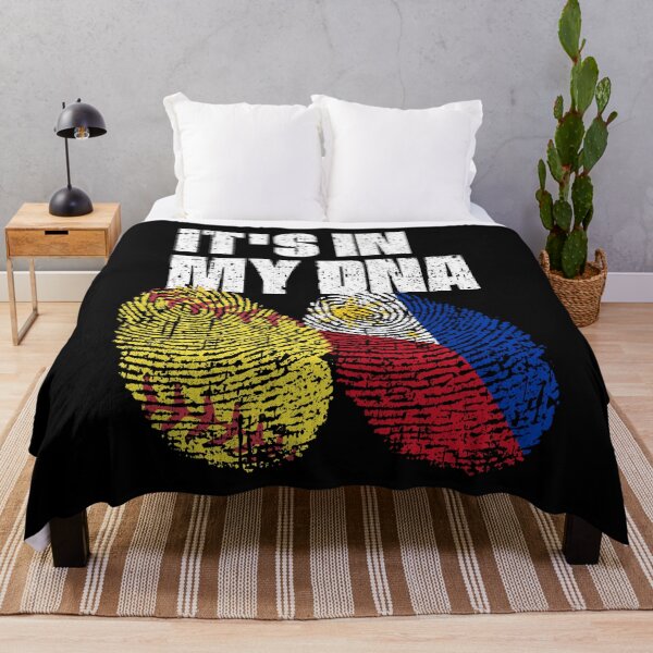 Item preview, IT'S IN MY DNA Softball - Philippines Flag Fingerprint  designed and sold by CosmoKitsch.