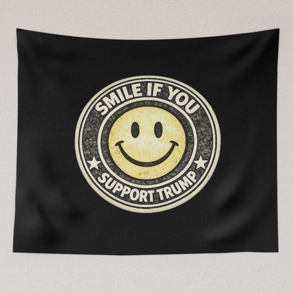 Item preview, smile if you support Trump  designed and sold by DIRTYDUNNZ.