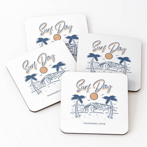 Item preview, Retro Surf Day Valparaiso Chile Graphic designed and sold by Bold & Brewed.