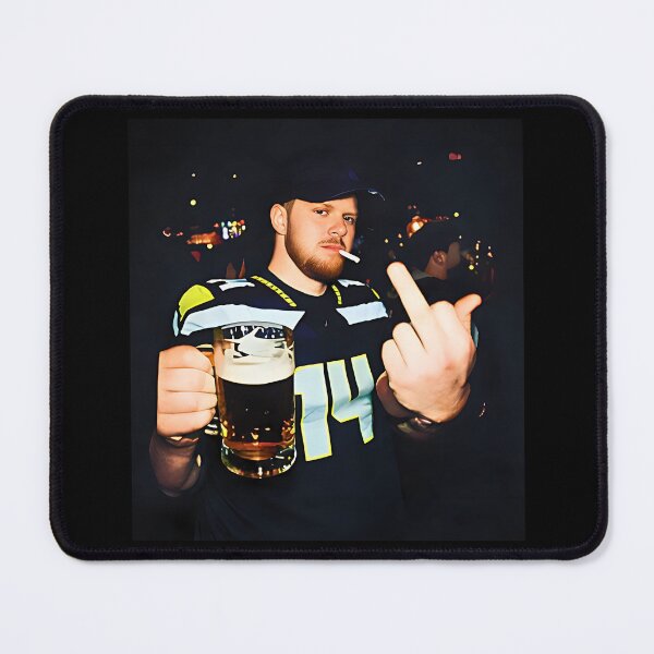 Item preview, Sam Darnold Middle Finger Meme designed and sold by NinigFox.