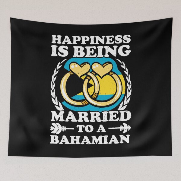 Item preview, Happiness Is Being Married To A Bahamian designed and sold by GabbyKash.