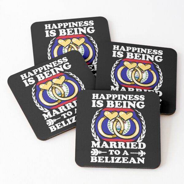 Item preview, Happiness Is Being Married To A Belizean designed and sold by GabbyKash.