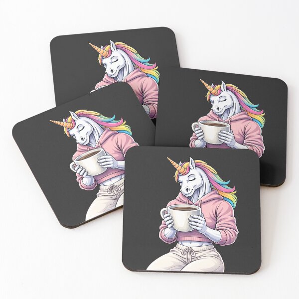 Item preview, Cozy Coffee Unicorn – Cute Aesthetic Unicorn Lifestyle Design designed and sold by ColorSplash123.