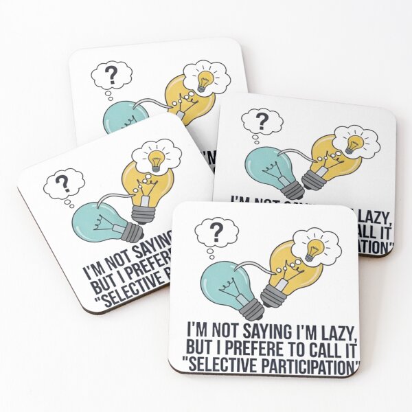Item preview, The Art of Selective Participation. designed and sold by mostafacasper12.