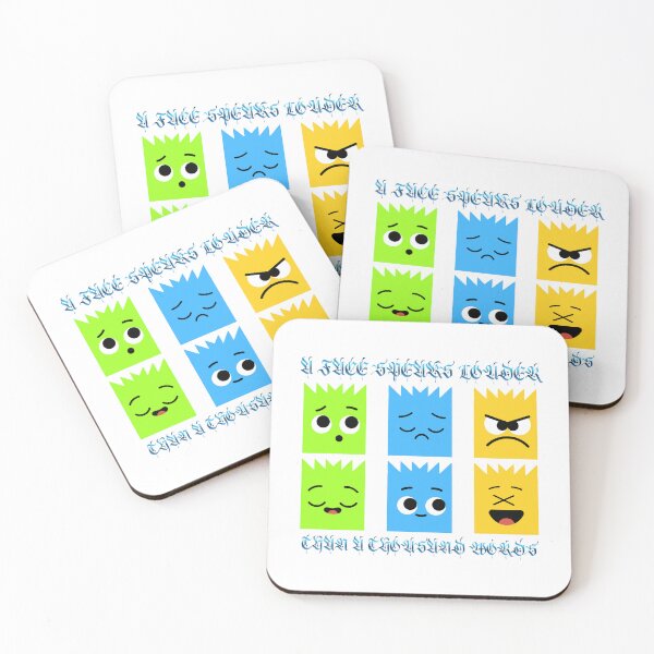 Item preview, Emotion Faces Cartoon Grid designed and sold by NxtGenDesigns.