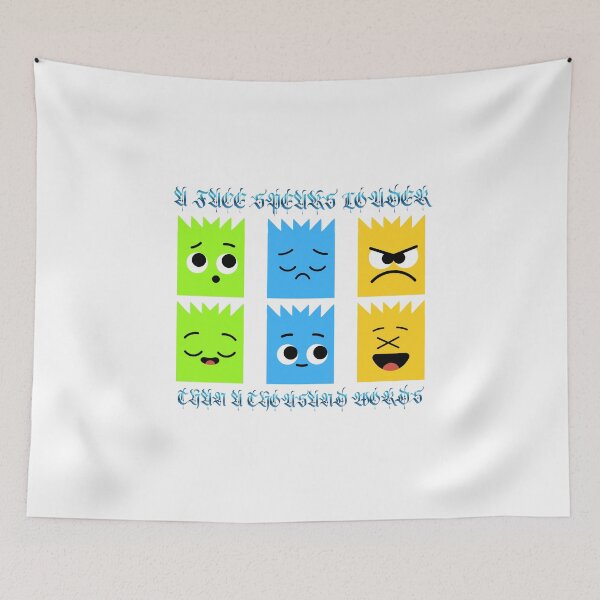 Item preview, Emotion Faces Cartoon Grid designed and sold by NxtGenDesigns.