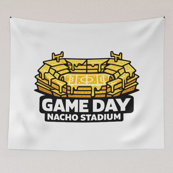 Item preview, Game Day Nacho Stadium Snack Art designed and sold by SplashTastic.