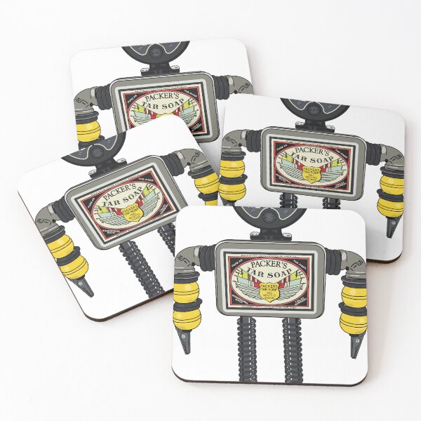 Item preview, "Packer" Upcycled Robot Illustration designed and sold by Spokelore.