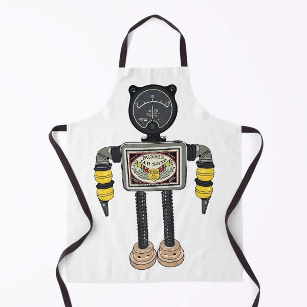 Item preview, "Packer" Upcycled Robot Illustration designed and sold by Spokelore.