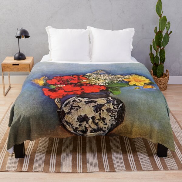 Item preview, Odilon Redon Geraniums designed and sold by melaartni.