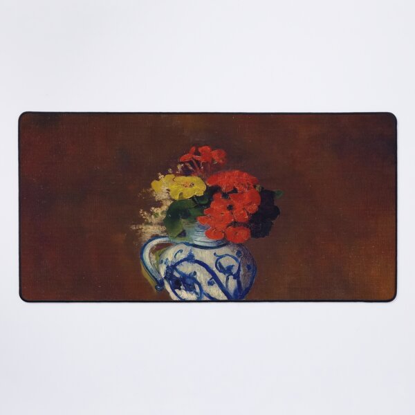 Item preview, Odilon Redon Geraniums And Other Flowers In A Stoneware Vase designed and sold by melaartni.