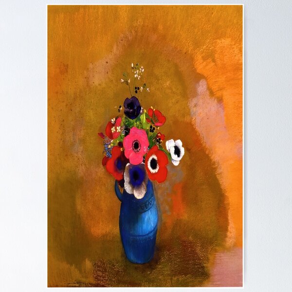 Item preview, Hd Vase Of Flowers, By Odilon Redon (1866) High Definition designed and sold by melaartni.
