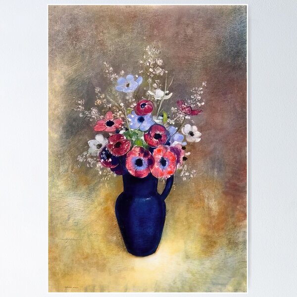 Item preview, Hd Vase Of Flowers, By Odilon Redon (1868) High Definition designed and sold by melaartni.