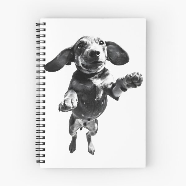 Item preview, Dachshund Mid-Air Funny Action Premium Shirt designed and sold by SeNsArtGallery.