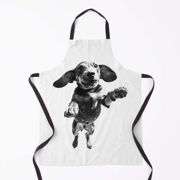 Item preview, Dachshund Mid-Air Funny Action Premium Shirt designed and sold by SeNsArtGallery.