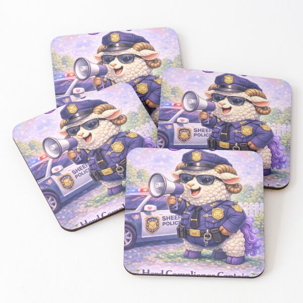 Item preview, Herd Compliance Captain - Law & Order in My Little Sheep designed and sold by Thpoar.